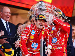 Podium celebration